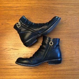 fiorentini and baker black ankle boots